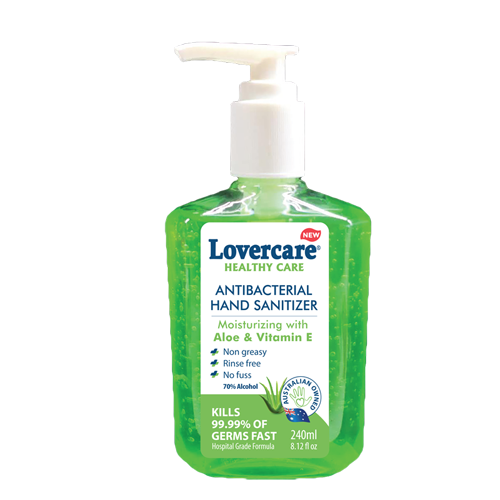Lovercare Healthy Care Antibacterial  Hand Sanitizer 240ml