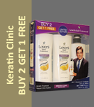 LOVER'S HAIR PROFESSIONAL 3X  SHAMPOO & CONDITIONER 6 x Pack of 3 bottles (2x800ml+600ml) -KERATIN CLINIC