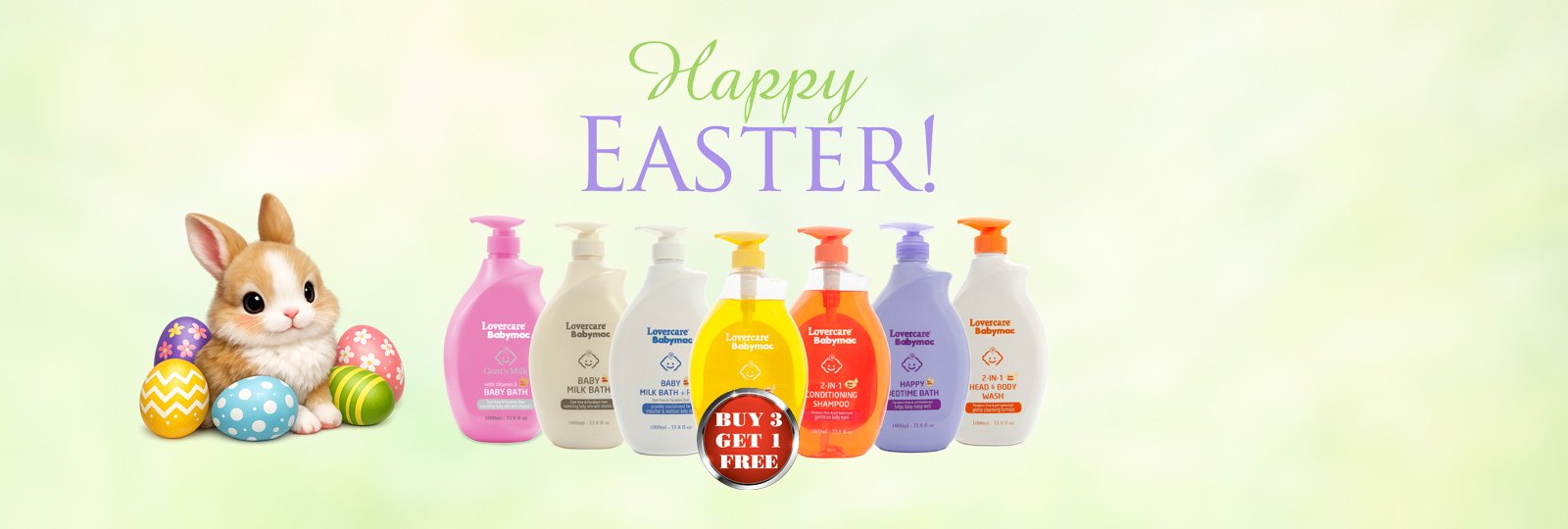 Lovercare Babymac Goat's Milk Baby Bath and shampoo promotions