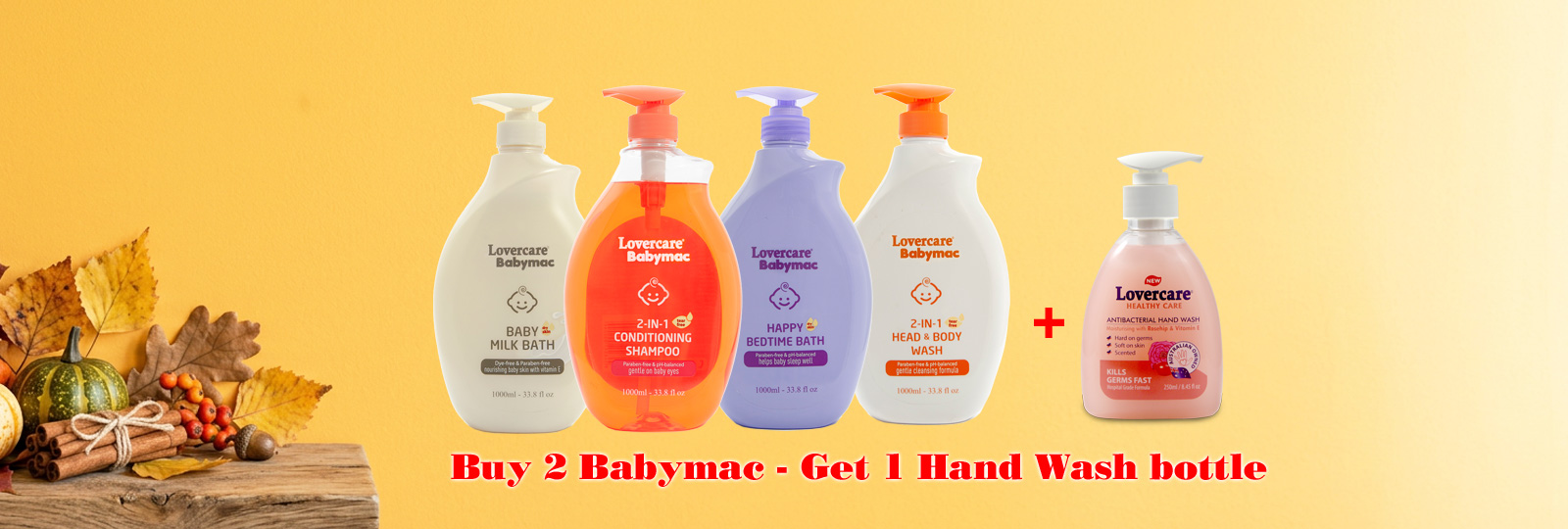 Lovercare Babymac Goat's Milk Baby Bath and shampoo promotions