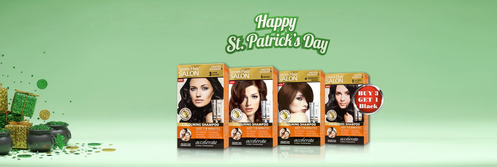 Lovers Hair Salon coloring shampoo promotions