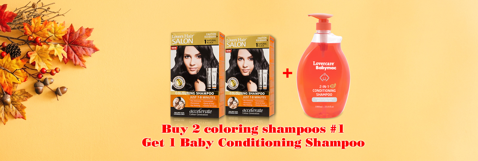 Lover's Hair Salon coloring shampoo promotions