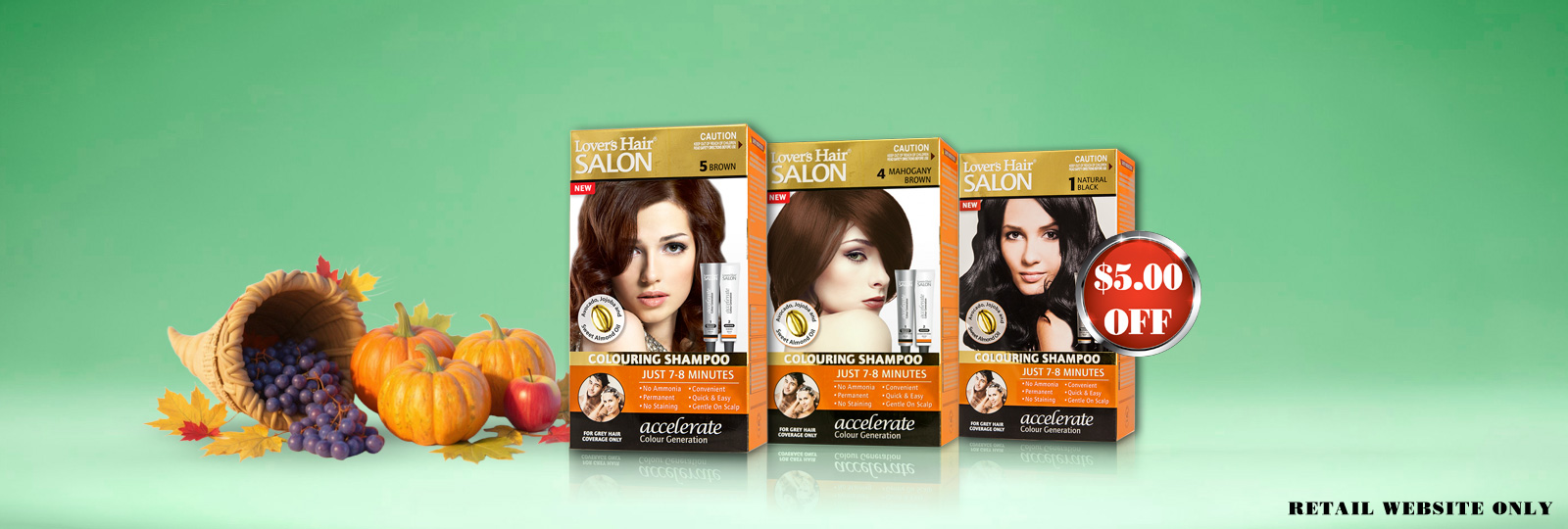 Lovers Hair Salon coloring shampoo promotions