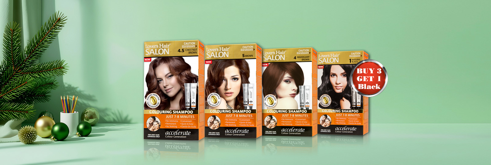 Lovers Hair Salon coloring shampoo promotions