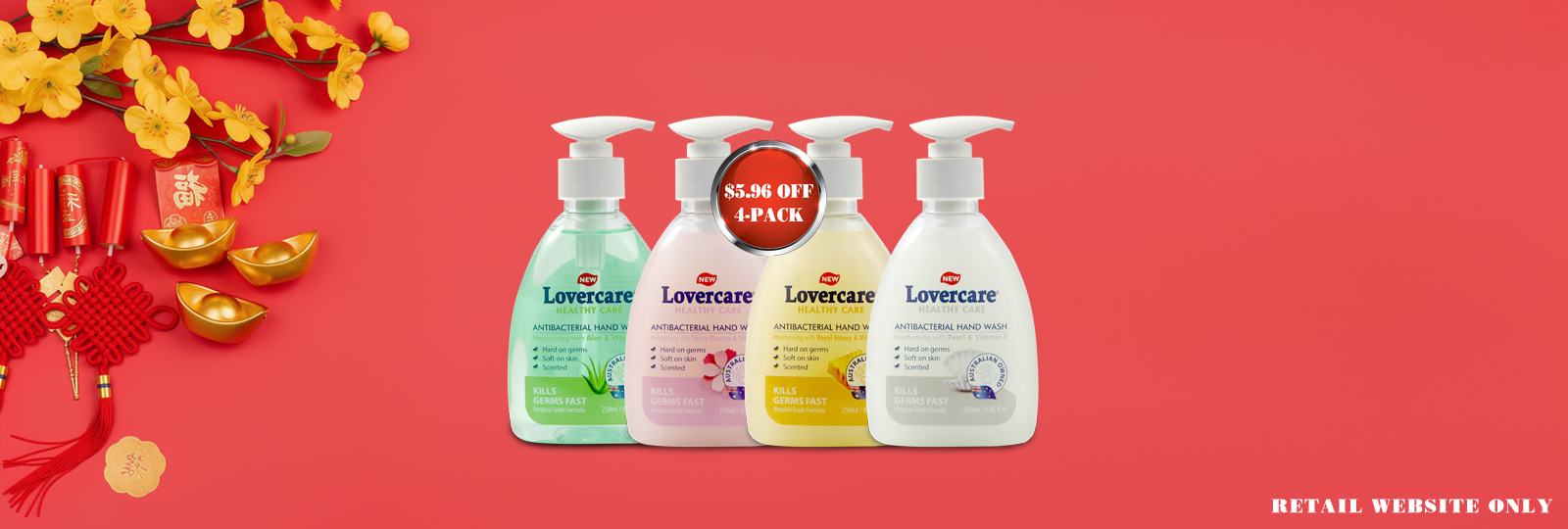 Lovercare anti-bacterial hand wash