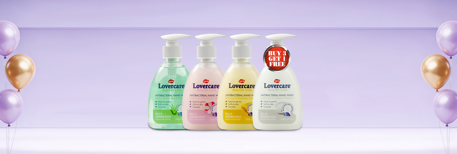Lovercare anti-bacterial hand wash