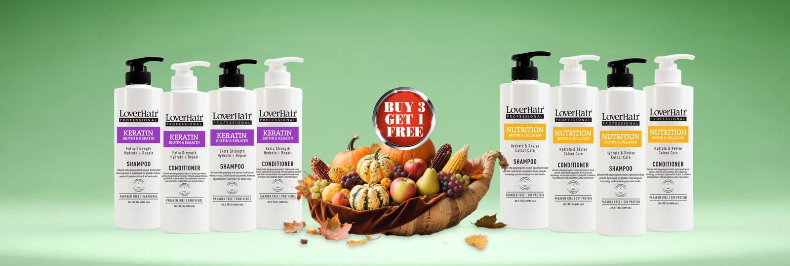 LoverHair Professional shampoo and conditioner