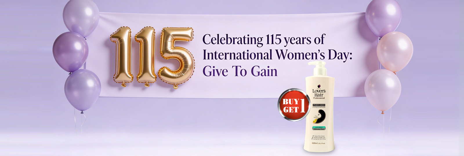 Lover's Hair Perfumed conditioner promotions