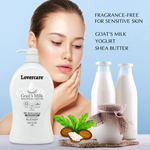 Lovercare Goat's Milk Shower Cream 40.7 Fl Oz(1200ml)-SENSITIVE SKIN