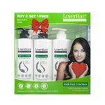 LoverHair Professional Gift Set Pack HAIR FALL CONTROL 02 shampoo+1 conditioner 3x600ml